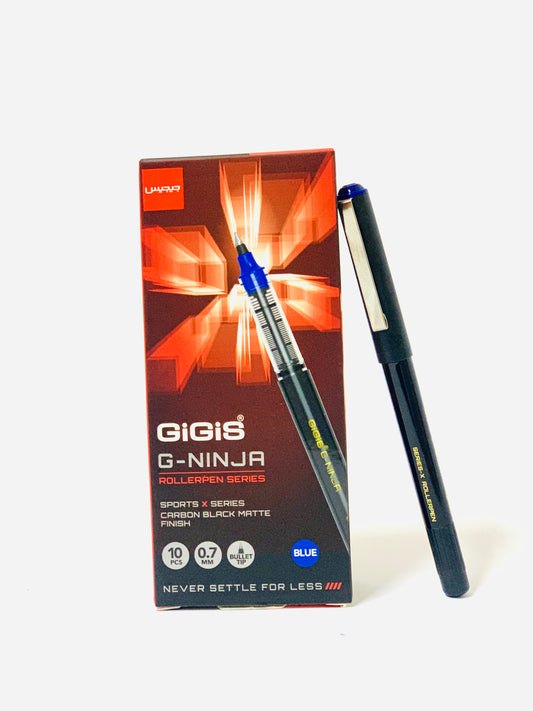 GIGIS G-NINJA BLUE ROLLERPAN SERIES -X 0.5 ملم صندوق كامل 10 قطع