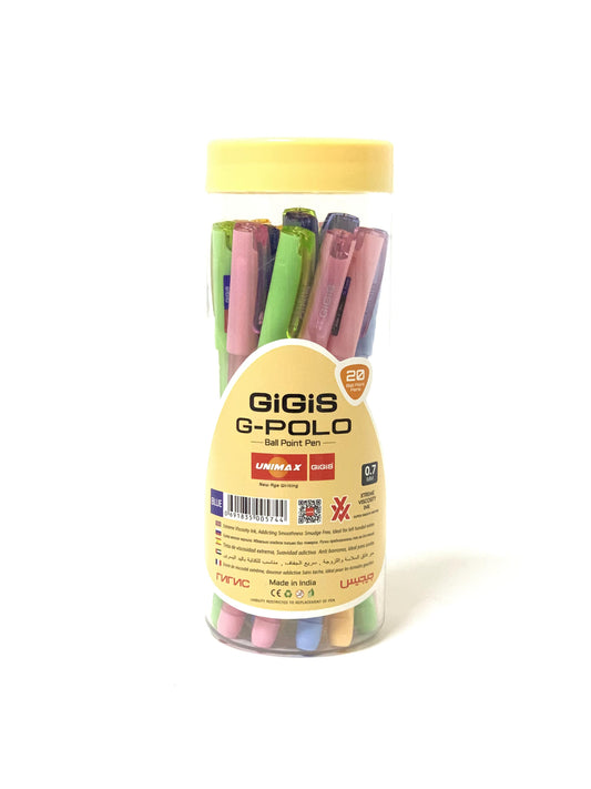 قلم يوني ماكس جي بولو أزرق 0.7 ملم