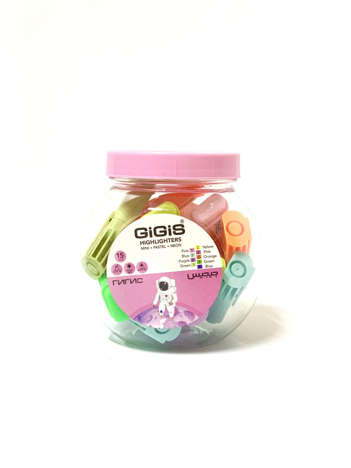 GIGIS هايلايتر علبة كاملة 15 قطعة