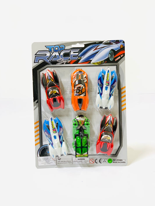 TOP RACING CARS PACK IN 6PCS