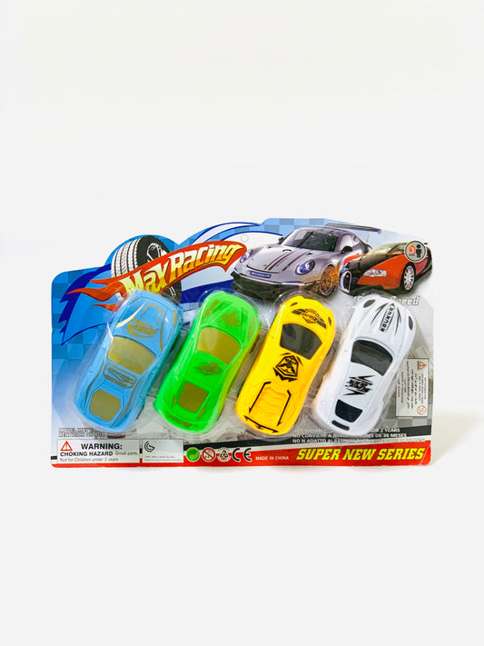MAX RACING SMALL CARS PACK IN 4PCS