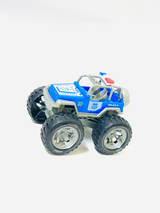 SMALL POLICE JEEP TOY