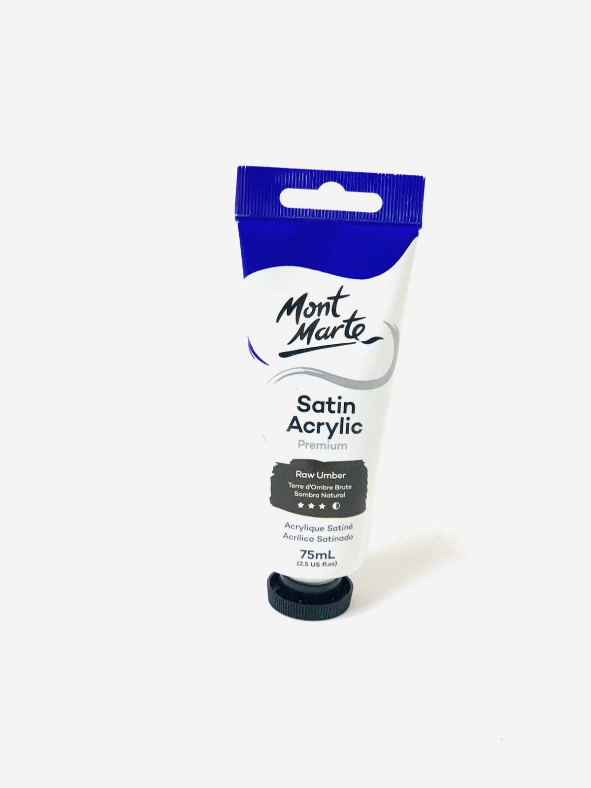 MONT MARTE SATIN  ACRYLIC PRIMIUM RAW UMBER  75ML
