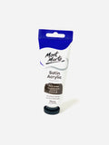MONT MARTE SATIN ACRYLIC PRIMIUM BURNT UMBER  75ML