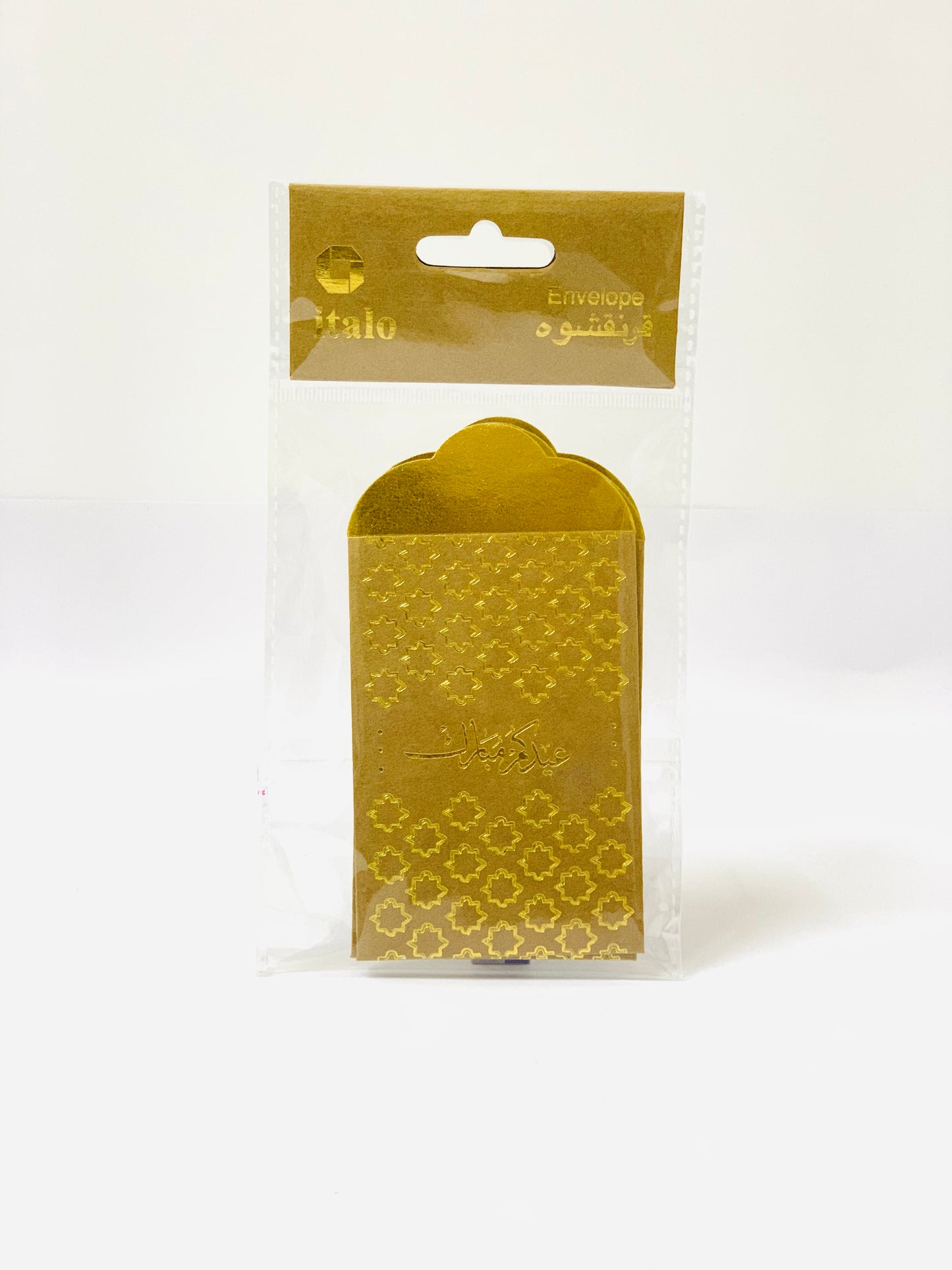 ITALO GOLD AND BROWN 11 X 7 CM ENVELOPE