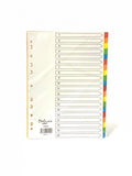 فواصل 1-20 ورقة لون Pvc A4