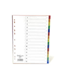 Divider 1-15 numbers   Colour Pvc A4