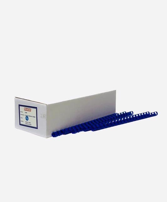partner plastic binding combs blue 12 mm (100pcs)