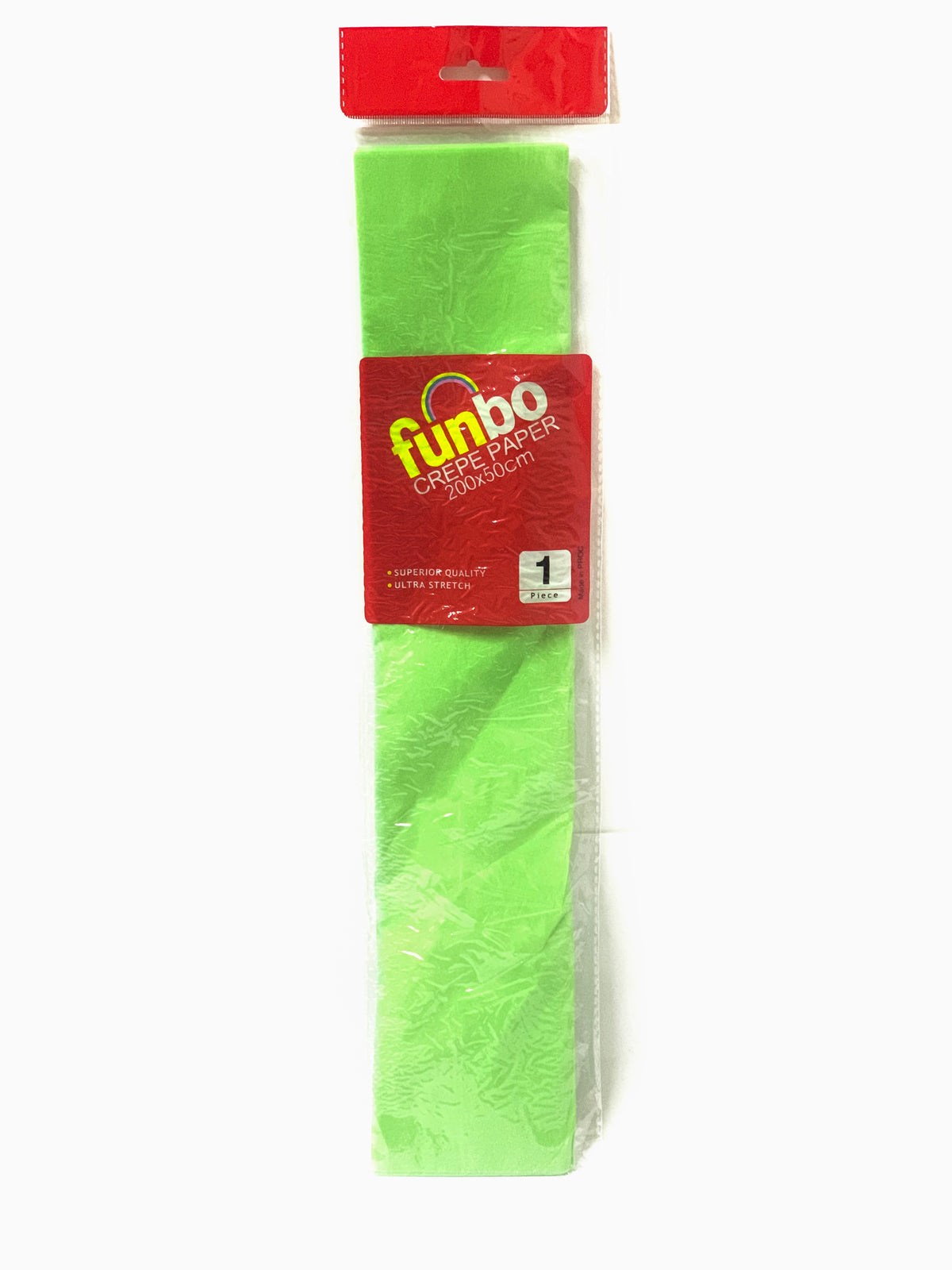 CREPE PAPER LIGHT GREEN  COLOUR