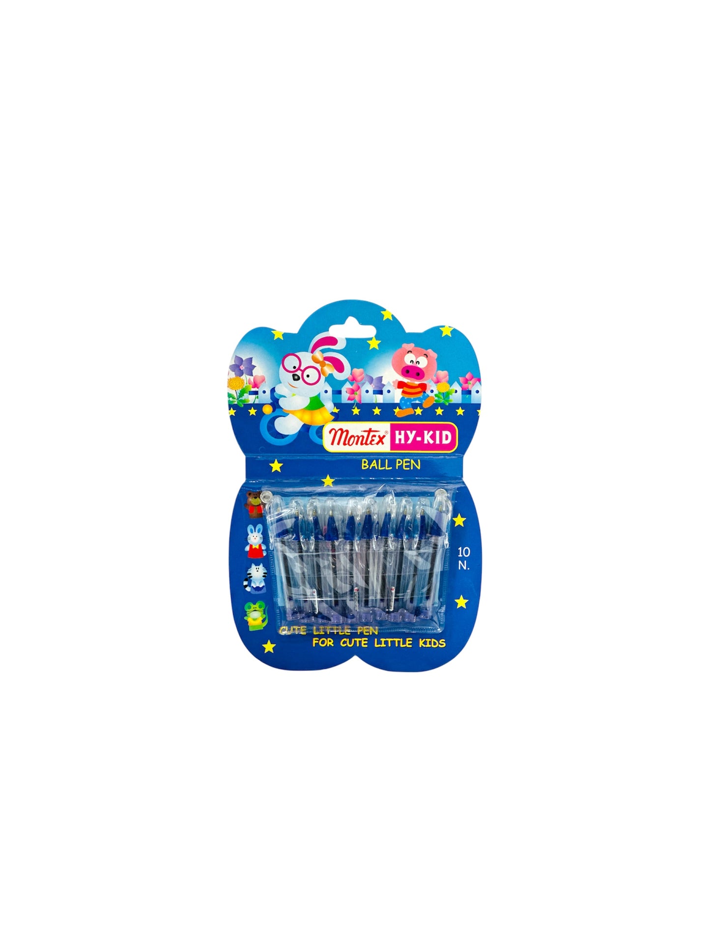 MONTEX CUTE LITTEL 10 PEN SET BLUE