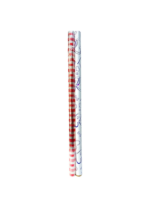 GIFT WRAPING ROLL 2PCS