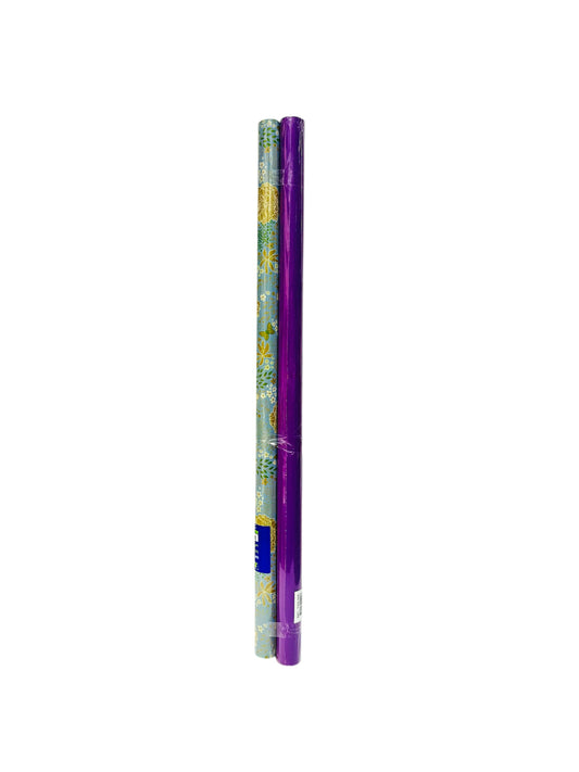 GIFT WRAPING ROLL 2PCS