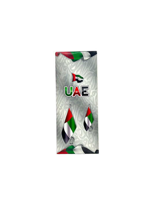 UAE  glass table  flag