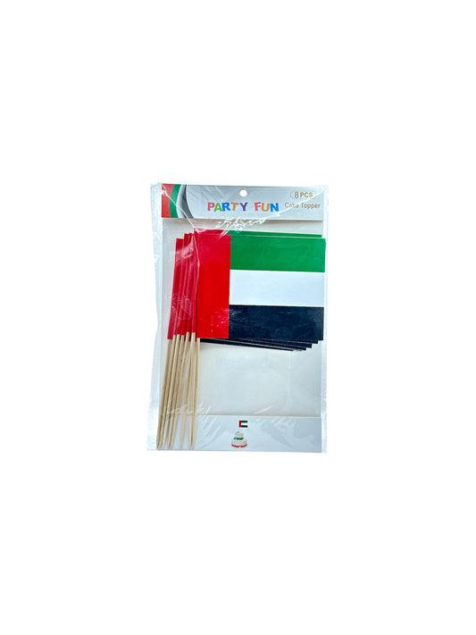 UAE flag cake toper