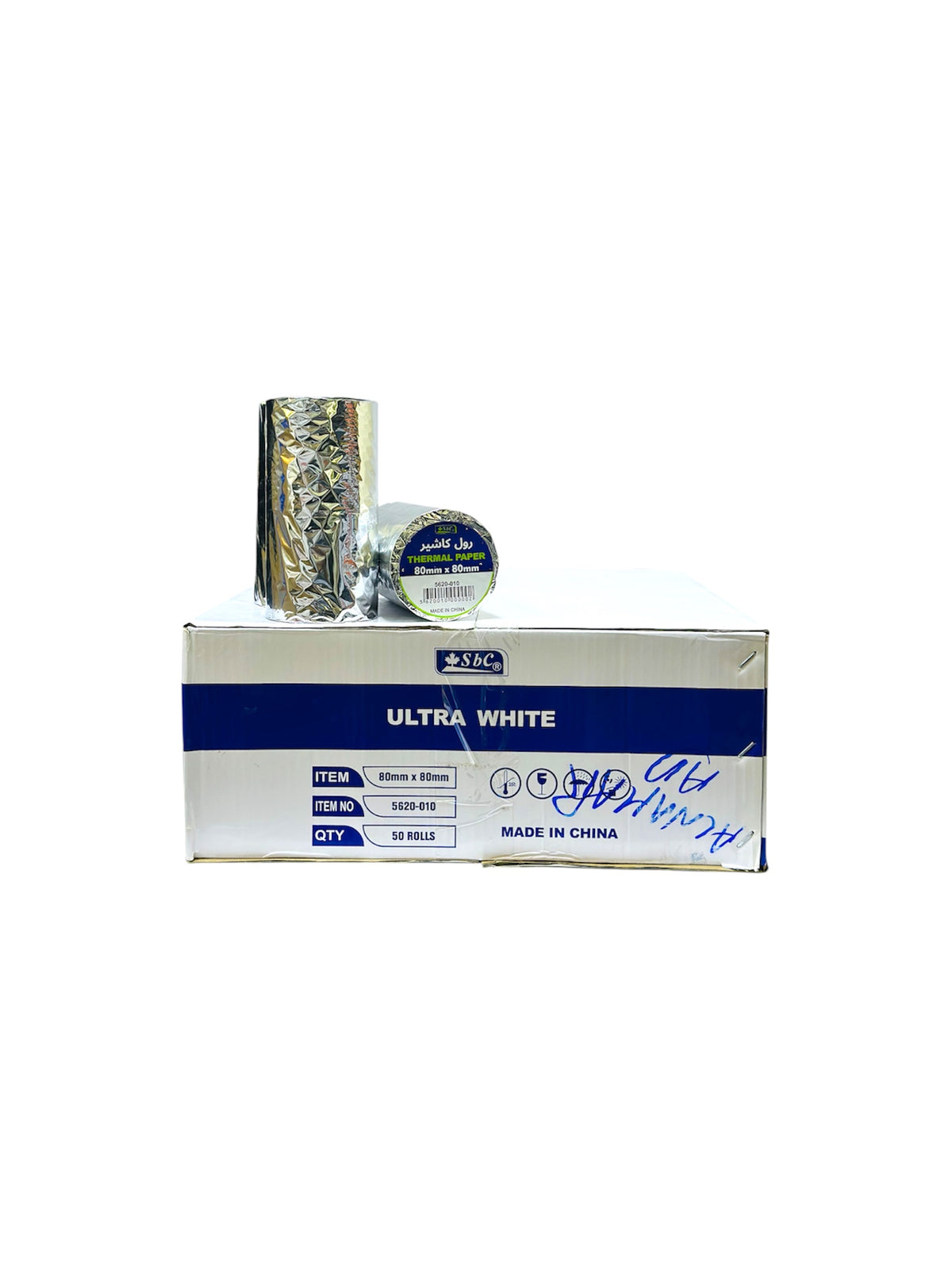SBC 80X80 THERMAL ROLL 50 ROLLS IN BOX