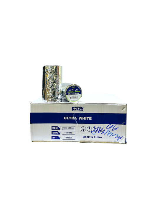 SBC 80X80 THERMAL ROLL 50 ROLLS IN BOX