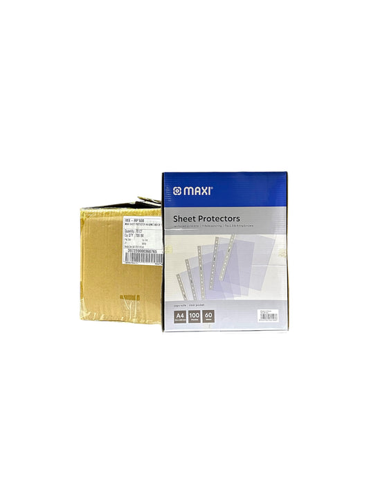 MAXI SHEET PROTECTOR 60 MICRON BOX OF 10 PKT