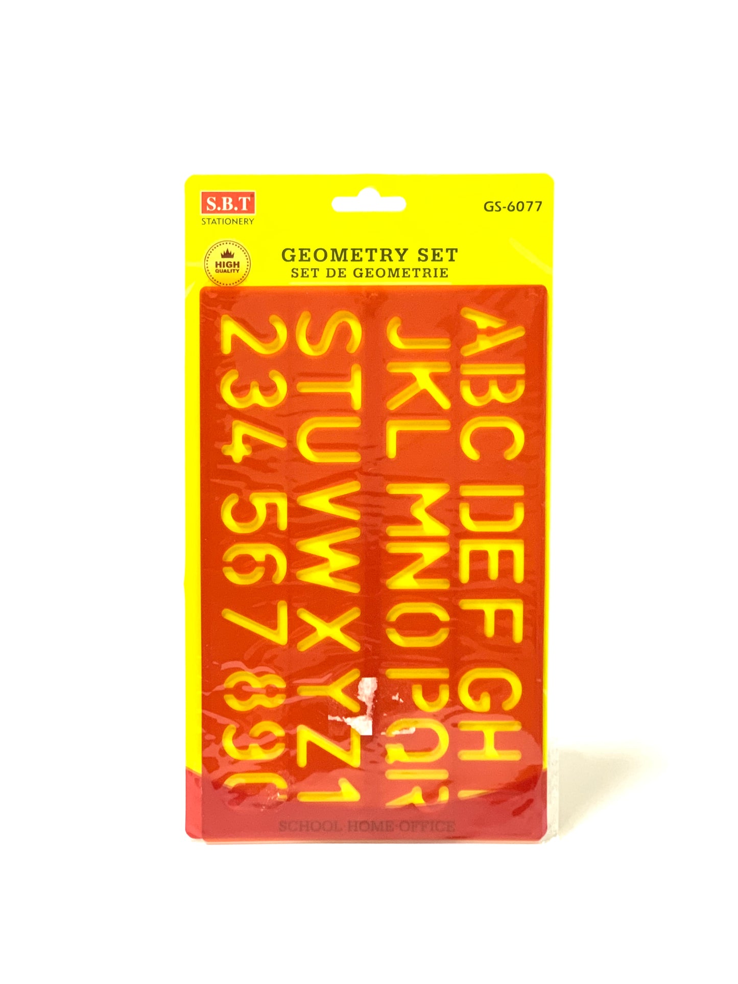 GEOMETRY SET ALPHABET & NUMBERS