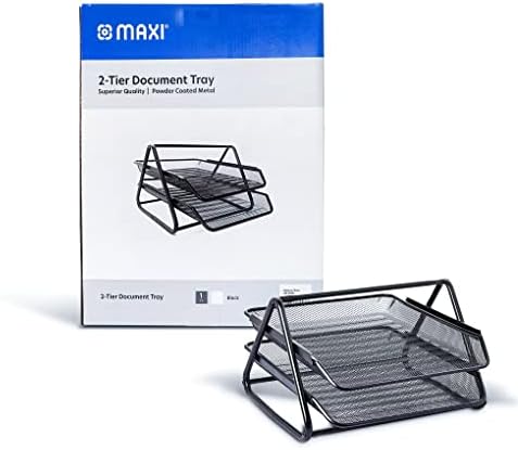 MAXI 2 TIER METAL DOCUMENT TRAY