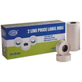 FIS WHITE PRICE LABEL ROLL 16x23mm Two Line