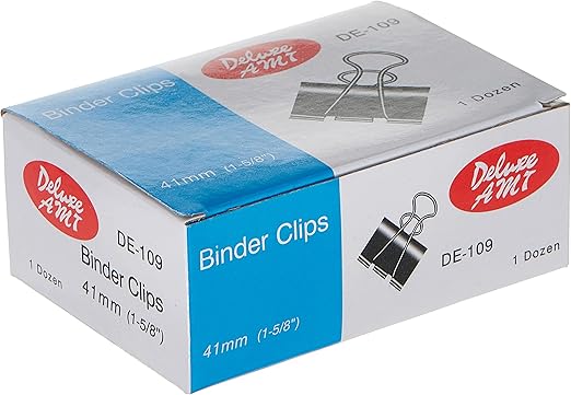 Deluxe AMT 41mm Binder clip 1x12