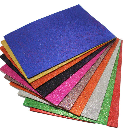 Glitter EVA Foam A4 Size Sheets Scrapbooking Paper for Arts and Crafts DIY Projects  10 pcs pack