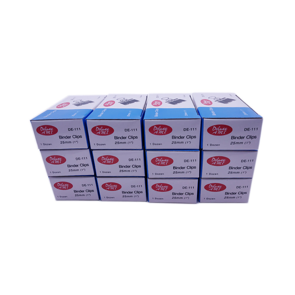 12 pack binder clip 25 mm