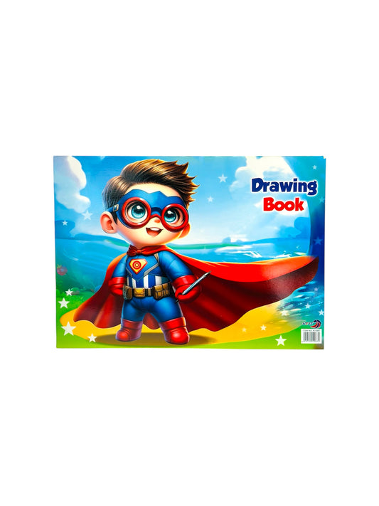 A4 SMALL SUPER MAN DRAWING BOOK