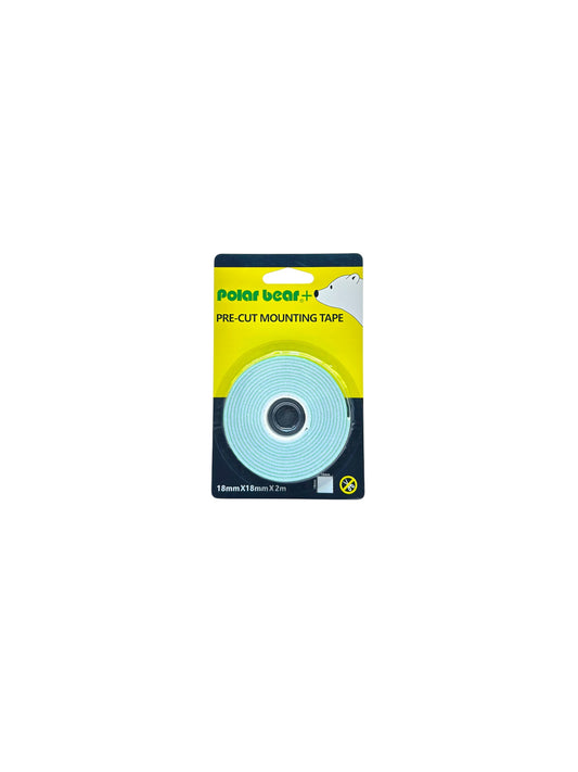 POLAR BEAR MOUNTING TAPE 18MMX18MMX2M