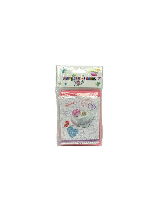 6 SMALL ENVELOP WITH CARD