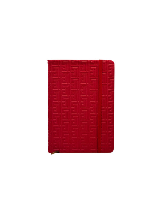 A5 RED LEATHER TYPE DIARY NOTE BOOK