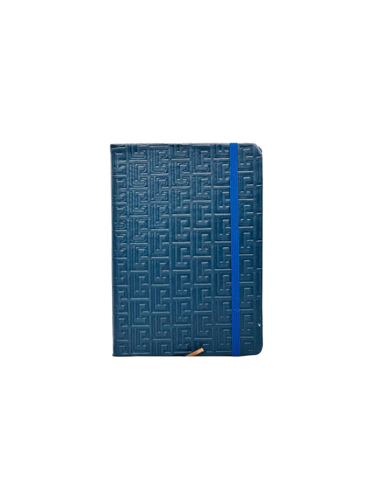 A5 BLUE LEATHER TYPE DIARY NOTE BOOK