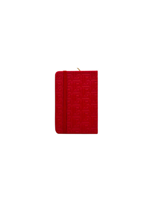 A6  RED LEATHER TYPE DIARY NOTE BOOK