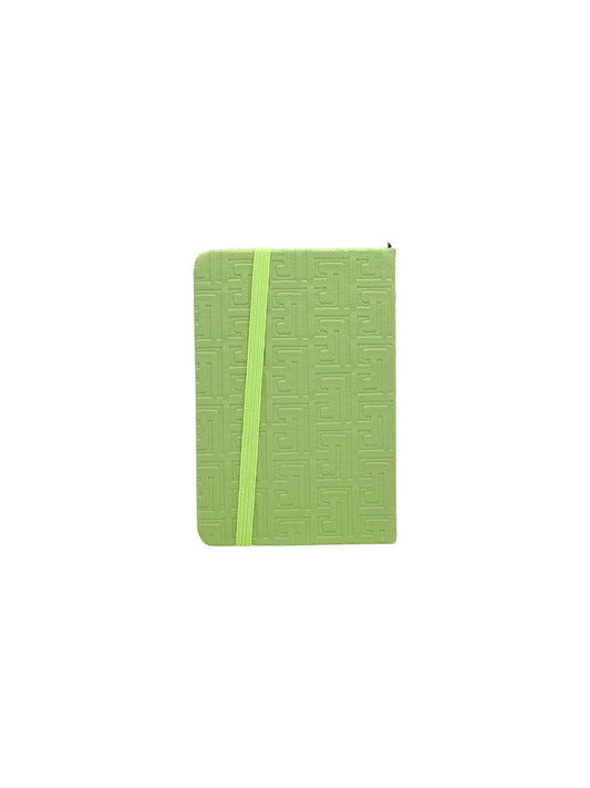 A6 GREEN  LEATHER TYPE DIARY NOTE BOOK