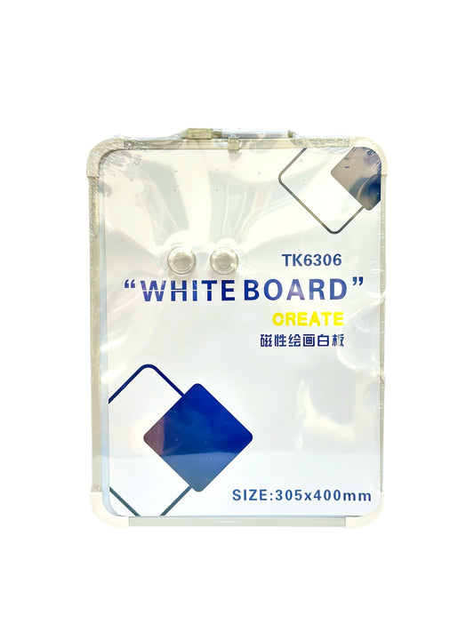 STEEL BODY WHITE BOARD SMALL 30X40CM