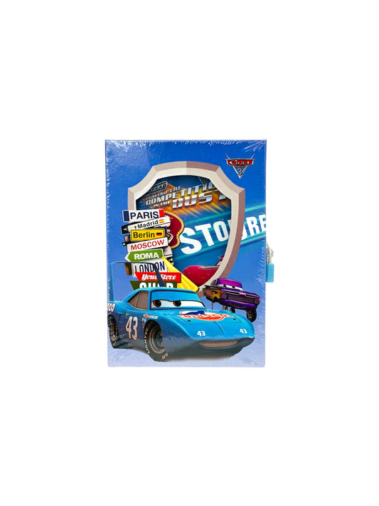 SMALL CARS 3 NOTE BOOK WITH LOCK
