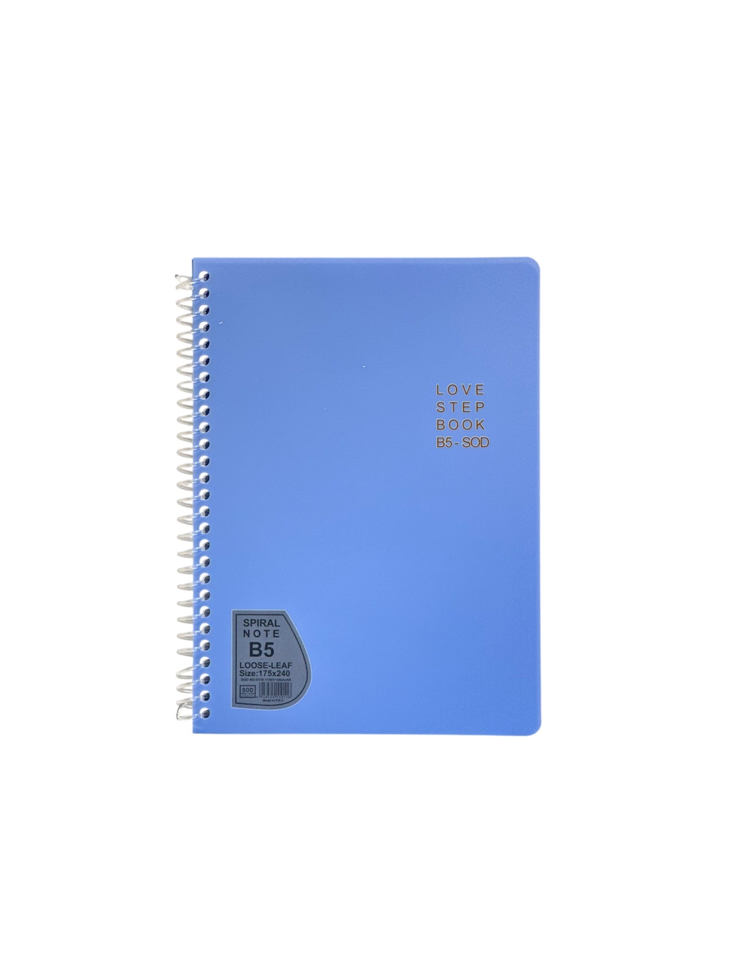 B5 BLUE  SPIRAL  NOTE BOOK