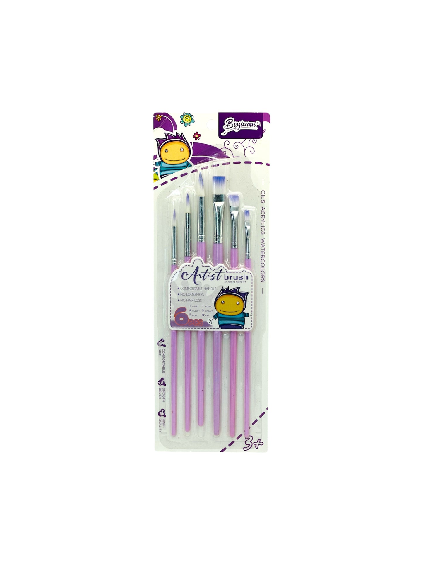 PAIN ARTIST BRUSH 6PCS