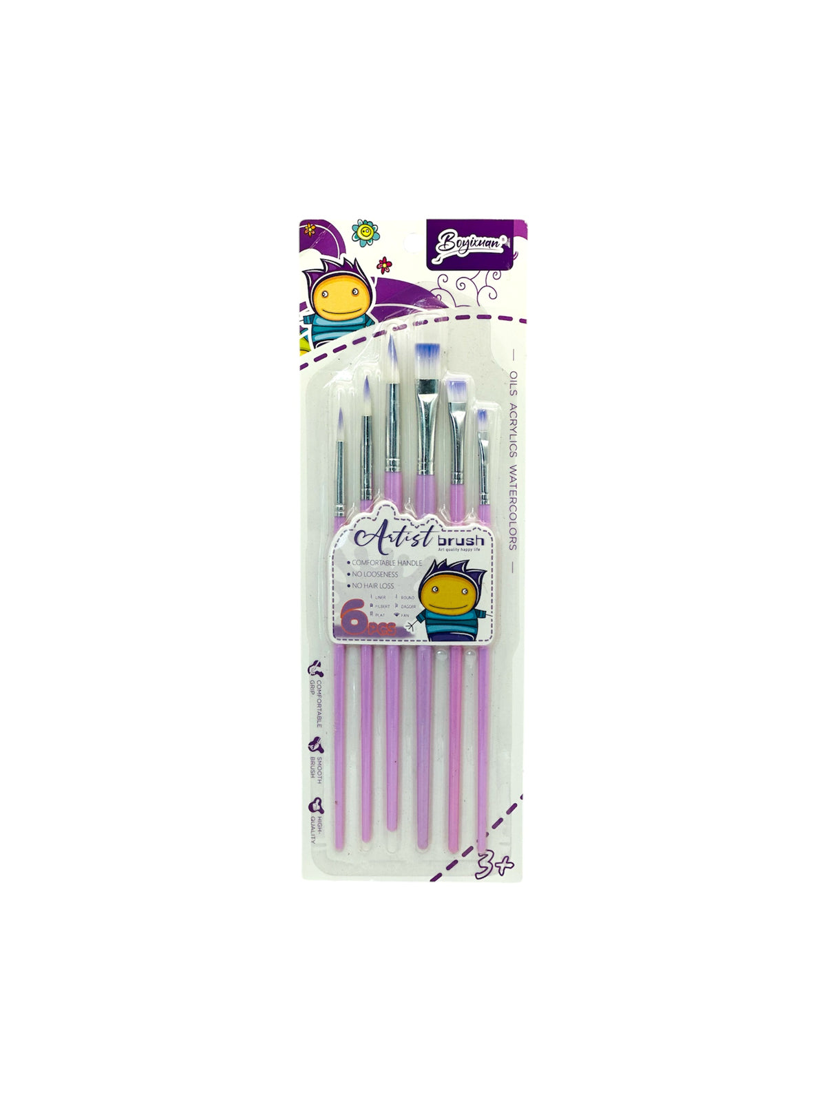 PAIN ARTIST BRUSH 6PCS