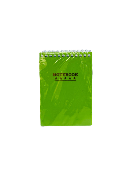 A6 GREEN  SMALL NOTE BOOK