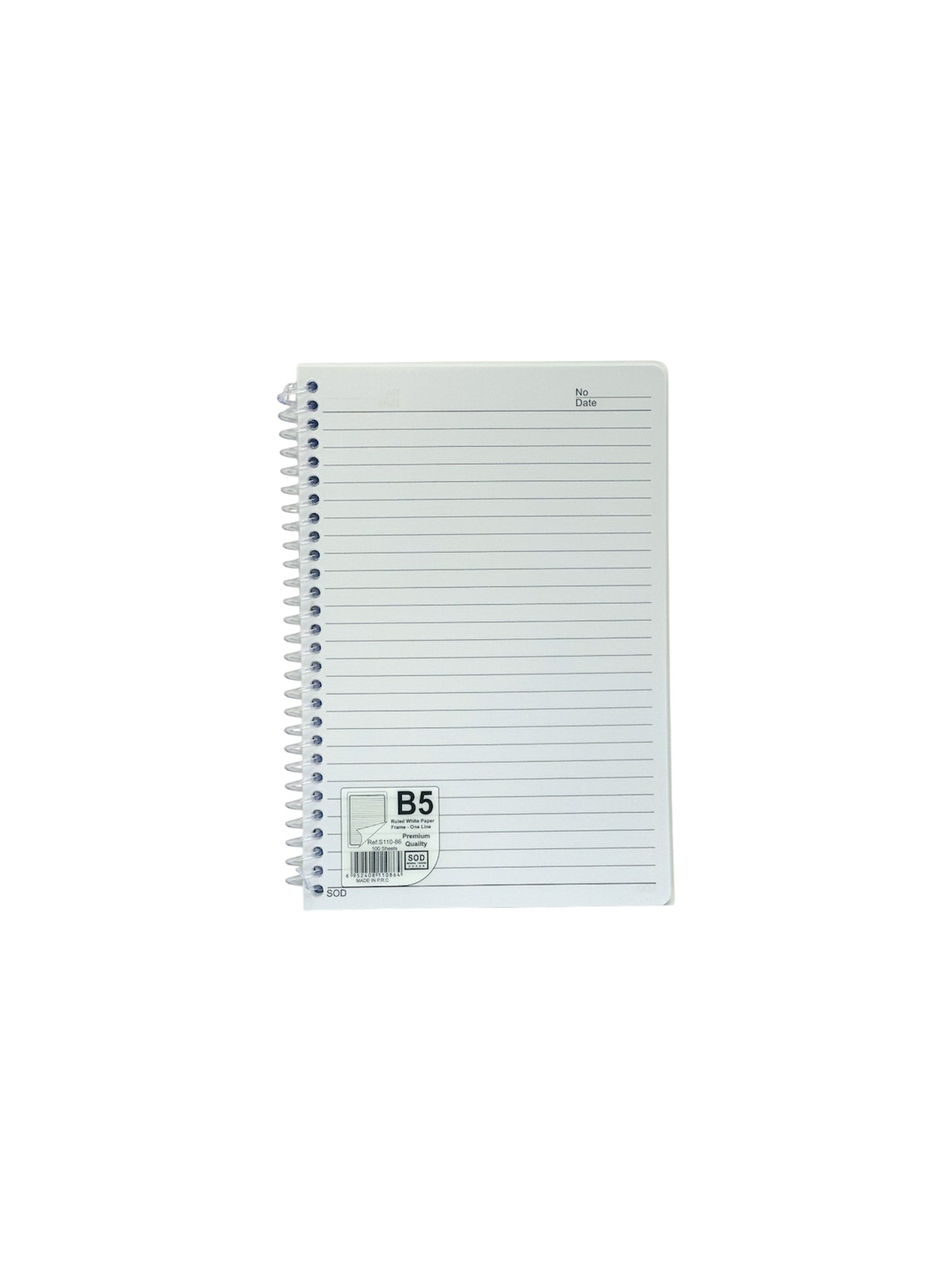 B5 SINGLE LINE NOTE BOOK