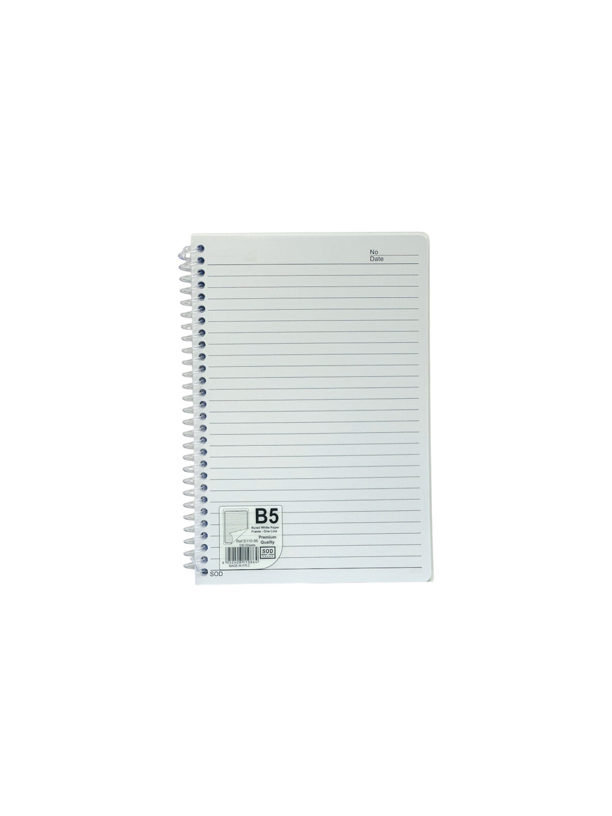 B5 SINGLE LINE NOTE BOOK