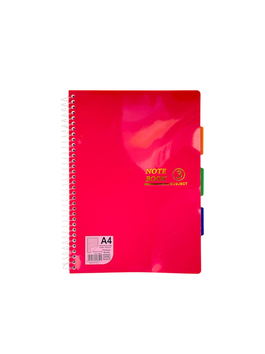 A4 3 SUBJECT NOTE BOOK