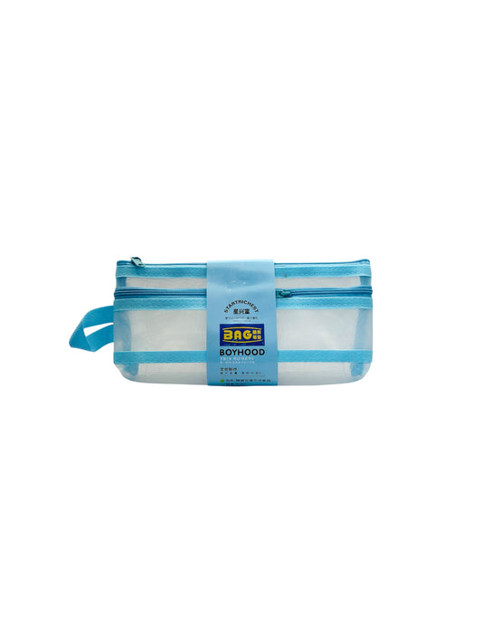 TRANSPARENT NET PENCIL CASE