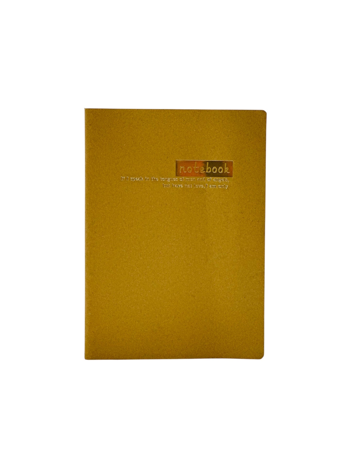 A4 BROWN NOTE BOOK