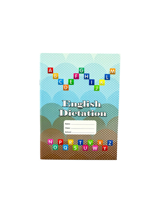A5 ENGLISH DICTATION BOOK