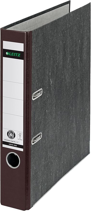 Leitz Original DIN A4 File Folder, Narrow Spine, Cloudy Marble Paper,