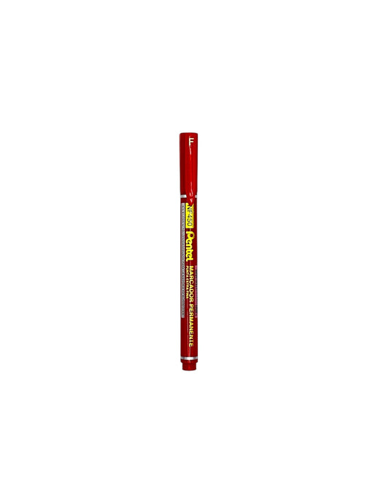 PENTEL PERMANENT MARKER RED  F