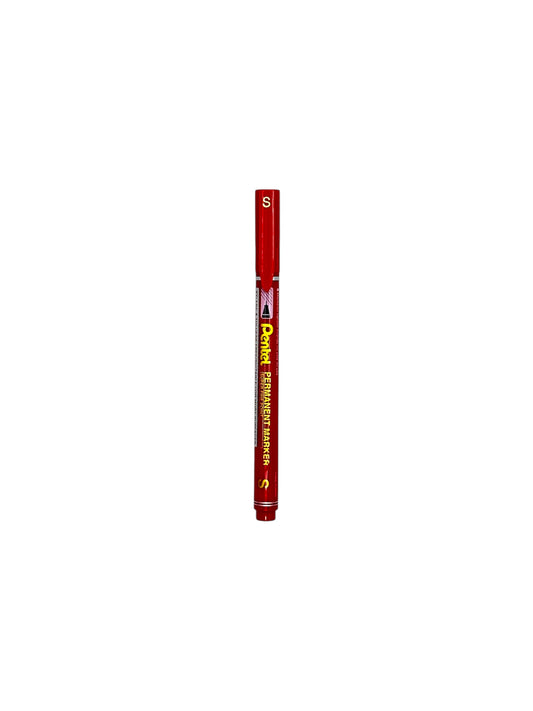 PENTEL PERMANENT MARKER RED S