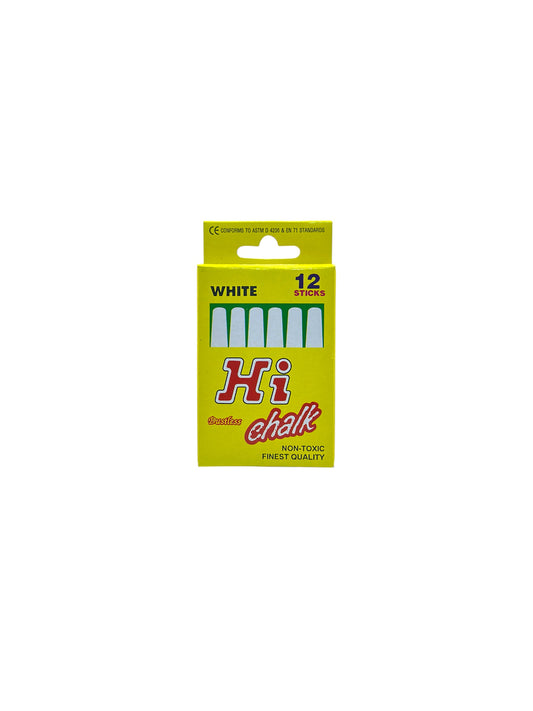 WHITE CHALK 12 PCS